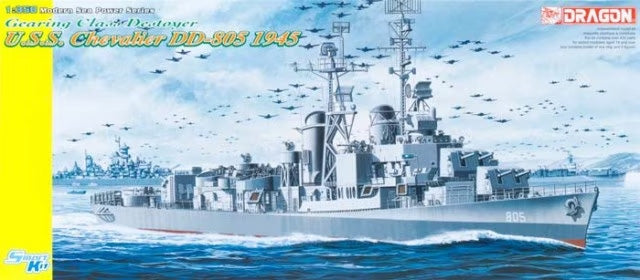 Dragon 1/350 US Destroyer USS Chevalier DD-805 1046 – Burbank's