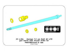 Load image into Gallery viewer, Aber 1/35 German 7,5cm Panther Ausf.G Late Barrel-Tamiya 35 L-36n'