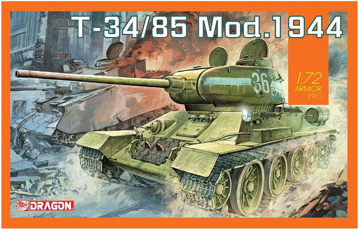 Dragon 1/72 Russian T-34/85 Mod. 1944 7556