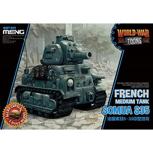 Meng Kids World War Toons Snaptite French Medium Tank Somua S35 WWT-009
