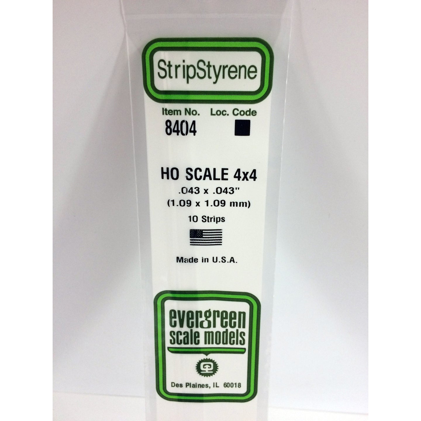 Evergreen 8404 Styrene Plastic Strips 4