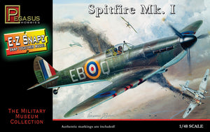 Pegasus 1/48 E-Z Snapz Brititsh Spitfire MK.I 8410