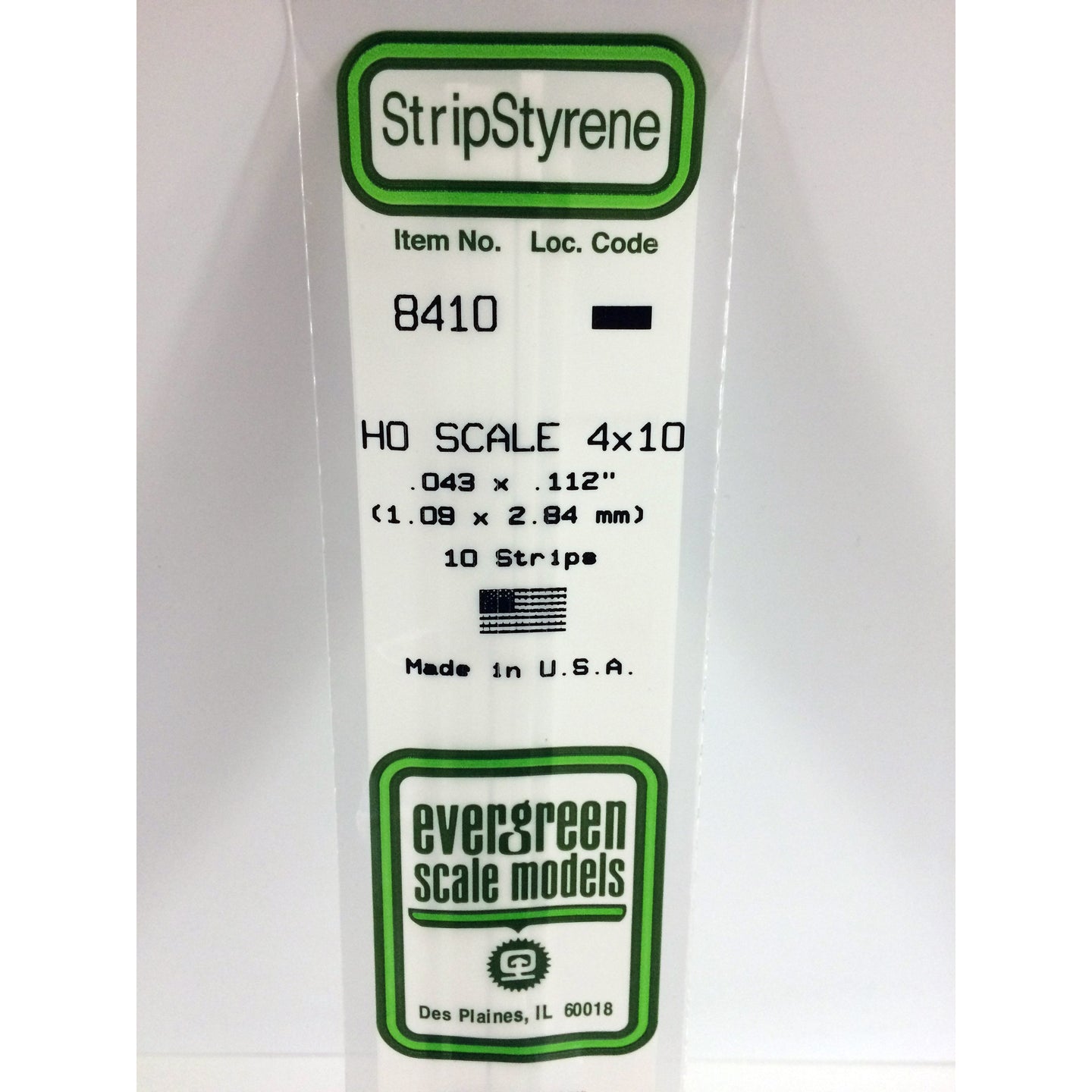 Evergreen 8410 Styrene Plastic Strips 4