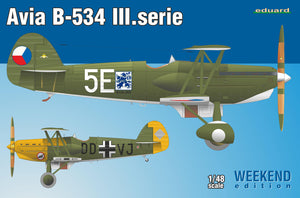 Eduard 1/48 Czech Avia B-534 III. Serie 8478