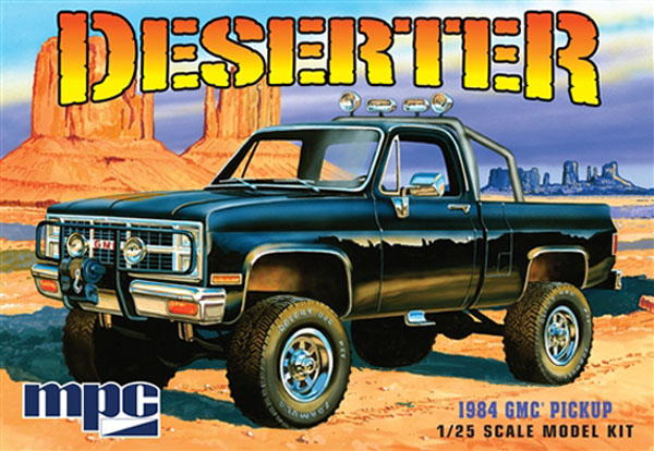 MPC 1/25 GMC Deserter Pickup Molded in Black MPC848 – Burbank's