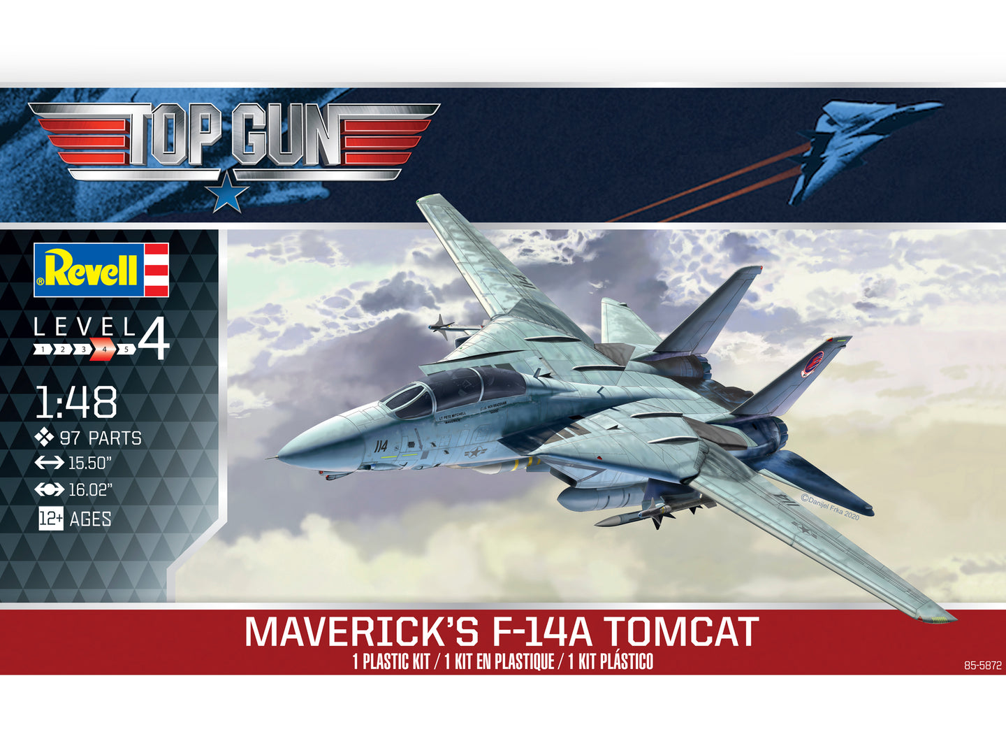 Revell 1/48 Top Gun Maverick's F-14A Tomcat 85-5872 – Burbank's