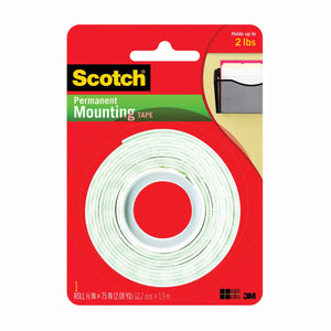 3M Scotch Foam Mounting Tape 1/2" x 75" 3M110
