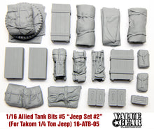 Load image into Gallery viewer, Value Gear 1/16 Takom Jeep Set #2 Allied Tank Bits #5 Crates And Packs 16-ATB-05