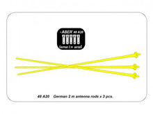 Load image into Gallery viewer, Aber 1/48 German 2m Aerials / Antennas (Set of 3 pcs) 48 A20'