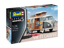 Load image into Gallery viewer, Revell 1/24 Volkswagen VW T1 Camper Microbus VW Van Kit 07674