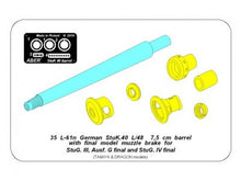 Load image into Gallery viewer, Aber 1/35 German 7,5 cm StuK.40 L/48 Barrel With Final Muzzle 35 L-61n'