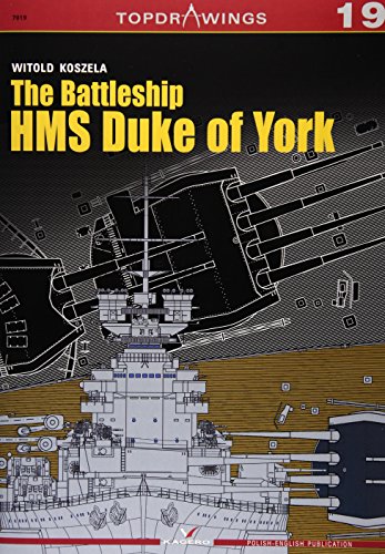 Kagero Top Drawings 19: HMS Duke of York Battleship 7019C