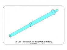 Load image into Gallery viewer, Aber 1/35 German 37 mm Barrel for Pak 35/36 Early 35 L-20'