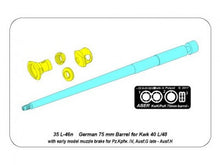 Load image into Gallery viewer, Aber 1/35 German 75mm Barrel For KwK 40L/48 w/ Early Muzzle Brake 35 L-46n'