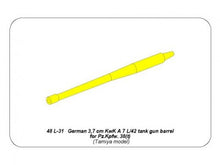 Load image into Gallery viewer, Aber 1/48 German 3,7 cm KwK A 7 L/42 Barrel For Pz.Kpfw.38(t) 48 L-31'
