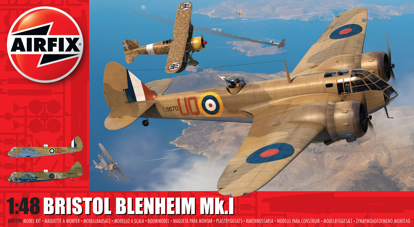 Airfix 1/48 British Bristol Blenheim MK.I A09190