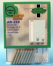 Load image into Gallery viewer, Eureka XXL 1/35 German 8.8 cm KwK43 Basic Ammo for AB-358