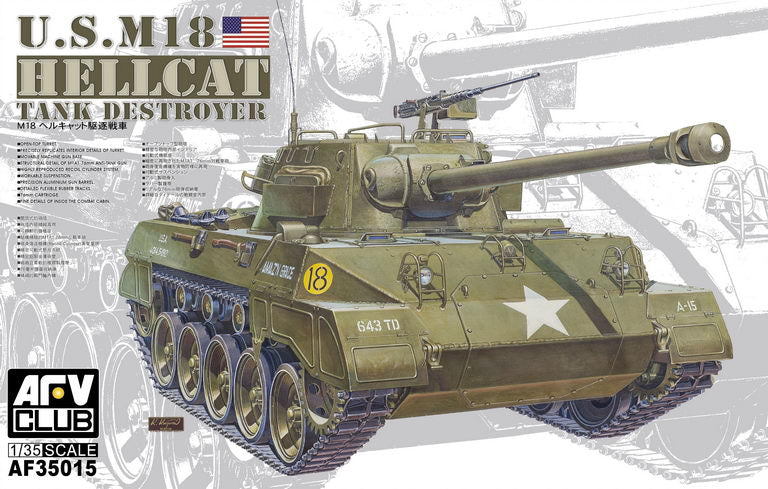 AFV Club 1/35 US M18 Hellcat Tank Destroyer 35015