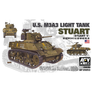 AFV Club 1/35 US M3A3 Stuart Light Tank 35053