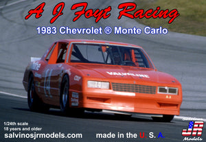Salvinos 1/25 AJ Foyt  Racing 1983 Chevrolet Monte Carlo AJMC1983D