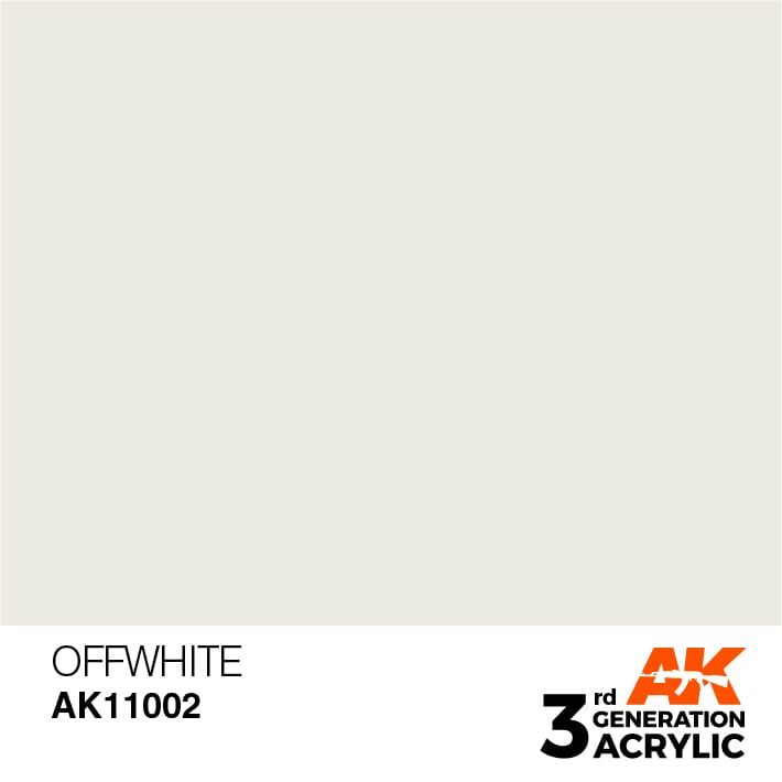 AK Interactive 3rd Gen Acrylic AK11002 Offwhite 17ml