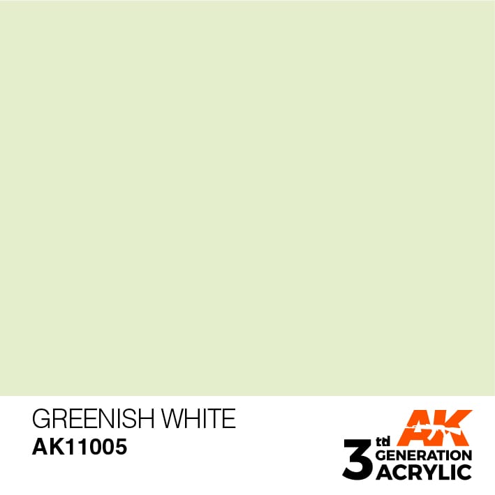 AK Interactive 3rd Gen Acrylic AK11005 Greenish White 17ml