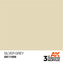 Load image into Gallery viewer, AK Interactive 3rd Gen Acrylic AK11006 Silver Grey 17ml