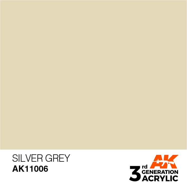 AK Interactive 3rd Gen Acrylic AK11006 Silver Grey 17ml