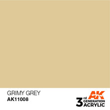 Load image into Gallery viewer, AK Interactive 3rd Gen Acrylic AK11008 Grimy Grey 17ml