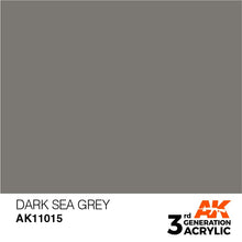 Load image into Gallery viewer, AK Interactive 3rd Gen Acrylic AK11015 Dark Sea Grey 17ml