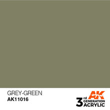 Load image into Gallery viewer, AK Interactive 3rd Gen Acrylic AK11016 Grey Green 17ml