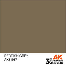 Load image into Gallery viewer, AK Interactive 3rd Gen Acrylic AK11017 Reddish Grey 17ml