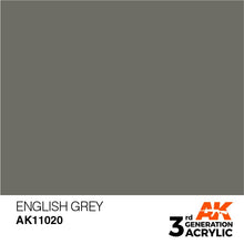 Load image into Gallery viewer, AK Interactive 3rd Gen Acrylic AK11020 English Grey 17ml