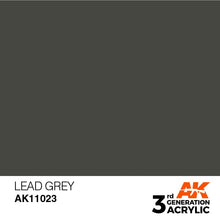 Load image into Gallery viewer, AK Interactive 3rd Gen Acrylic AK11023 Lead Grey 17ml