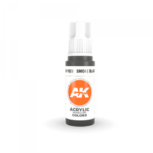 Load image into Gallery viewer, AK Interactive 3rd Gen Acrylic AK11028 Smoke Black 17ml