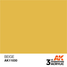 Load image into Gallery viewer, AK Interactive 3rd Gen Acrylic AK11030 Beige 17ml