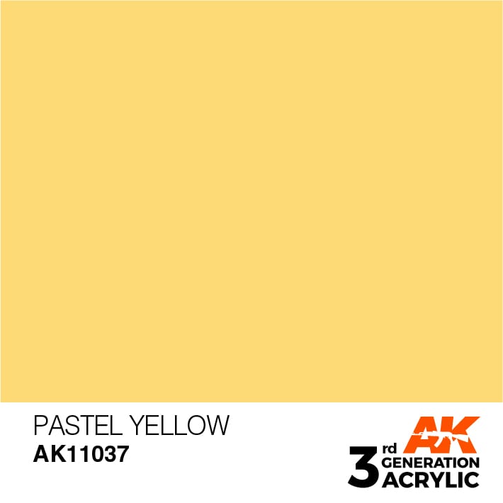 AK Interactive Yellow Acrylic Paint 17ml Bottle – Military Model Depot