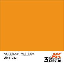 Load image into Gallery viewer, AK Interactive 3rd Gen Acrylic AK11042 Volcanic Yellow 17ml