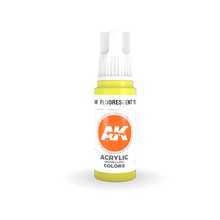 Load image into Gallery viewer, AK Interactive 3rd Gen Acrylic AK11049 Fluorescent Yellow 17ml