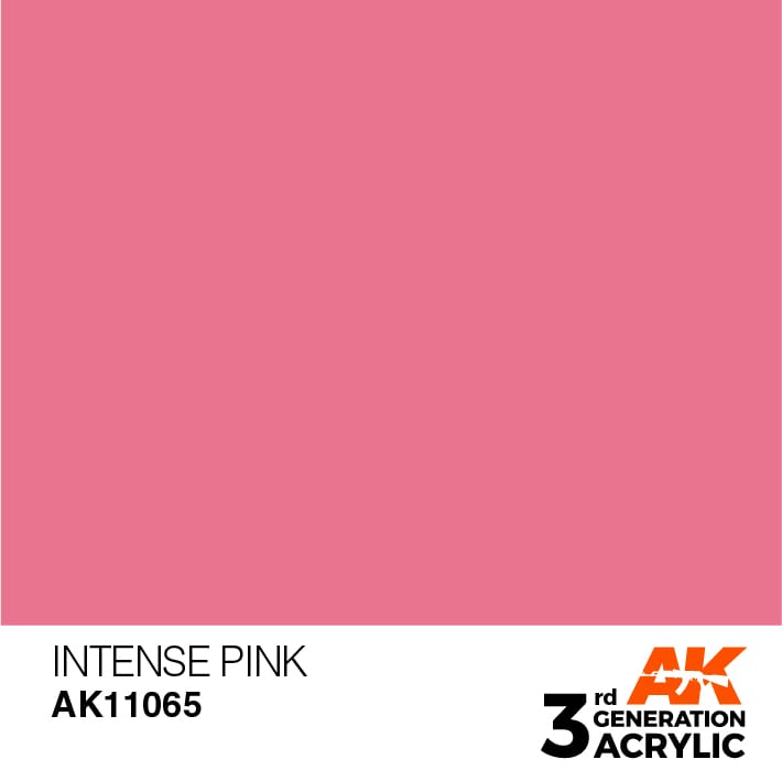 AK Interactive 3rd Gen Acrylic AK11065 Intense Pink 17ml