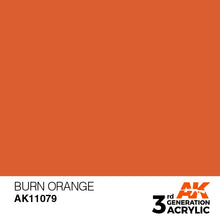 Load image into Gallery viewer, AK Interactive 3rd Gen Acrylic AK11079 Burn Orange 17ml