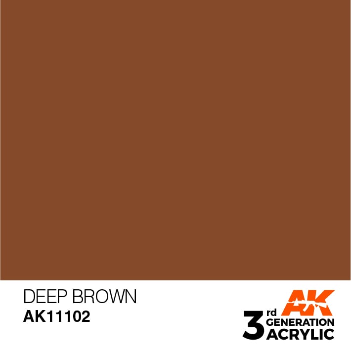 AK Interactive 3rd Gen Acrylic AK11102 Deep Brown 17ml – Burbank's