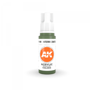 AK Interactive 3rd Gen Acrylic AK11149 Intermediate Green 17ml