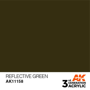 AK Interactive 3rd Gen Acrylic AK11158 Reflective Green 17ml