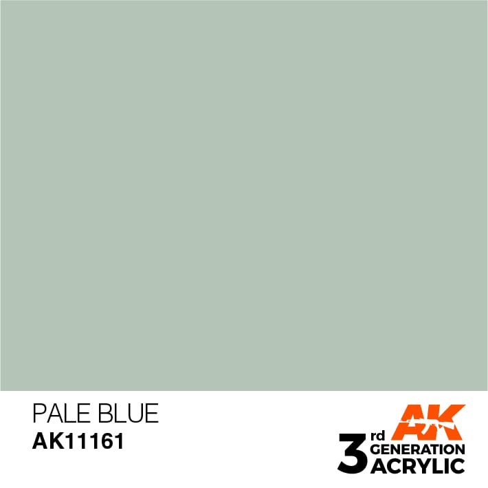 AK Interactive 3rd Gen Acrylic AK11161 Pale Blue 17ml
