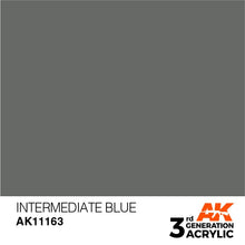 Load image into Gallery viewer, AK Interactive 3rd Gen Acrylic AK11163 Intermediate Blue 17ml