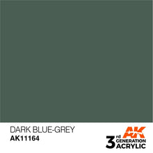 Load image into Gallery viewer, AK Interactive 3rd Gen Acrylic AK11164 Dark Blue-Grey 17ml