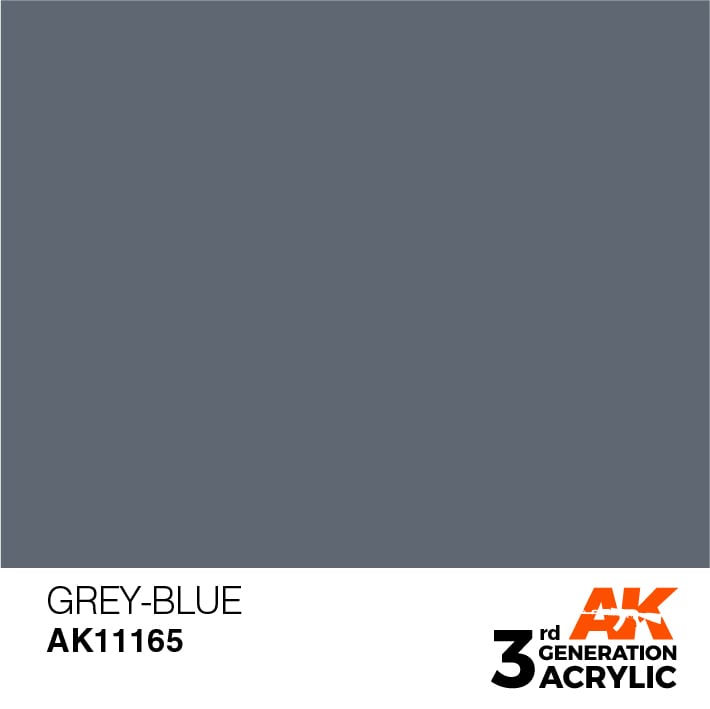 AK Interactive 3rd Gen Acrylic AK11165 Grey-Blue 17ml