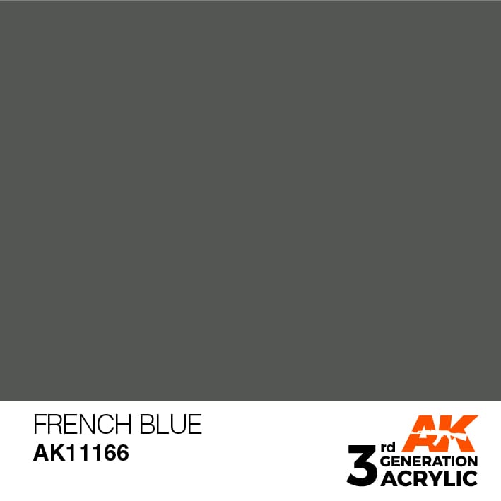 AK Interactive 3rd Gen Acrylic AK11166 French Blue 17ml
