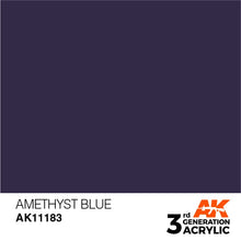 Load image into Gallery viewer, AK Interactive 3rd Gen Acrylic AK11183 Amethyst Blue 17ml